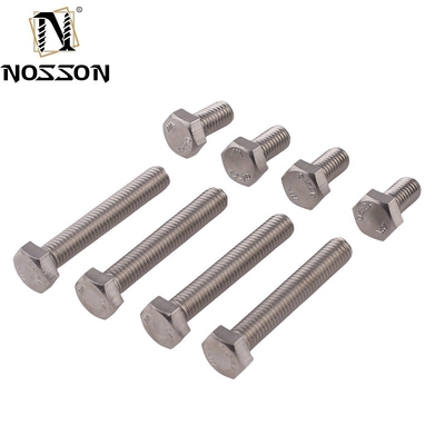 Ατσάλι από ανοξείδωτο χάλυβα ANSI/ASME M8 Hex Head Bolt Grade 4.8/ 8.8/ 10.9/ 12.9 Half Thread Bolt And Nut Pernos Din 931 Τελειοποίηση από ψευδάργυρο