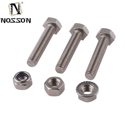 Ατσάλι από ανοξείδωτο χάλυβα ANSI/ASME M8 Hex Head Bolt Grade 4.8/ 8.8/ 10.9/ 12.9 Half Thread Bolt And Nut Pernos Din 931 Τελειοποίηση από ψευδάργυρο