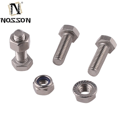 Ατσάλι από ανοξείδωτο χάλυβα ANSI/ASME M8 Hex Head Bolt Grade 4.8/ 8.8/ 10.9/ 12.9 Half Thread Bolt And Nut Pernos Din 931 Τελειοποίηση από ψευδάργυρο