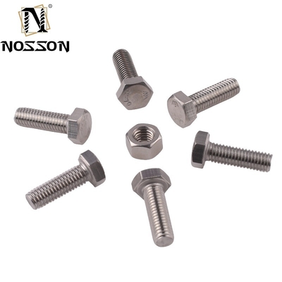 Ατσάλι από ανοξείδωτο χάλυβα ANSI/ASME M8 Hex Head Bolt Grade 4.8/ 8.8/ 10.9/ 12.9 Half Thread Bolt And Nut Pernos Din 931 Τελειοποίηση από ψευδάργυρο