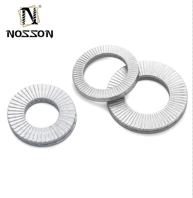 M14 Bolts Wedge Locking Washers 10pcs Manganese Steel Safety Washers με πρότυπο ISO και αντοχή σε δονήσεις