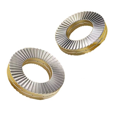 M14 Bolts Wedge Locking Washers 10pcs Manganese Steel Safety Washers με πρότυπο ISO και αντοχή σε δονήσεις