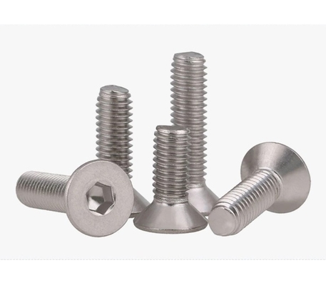 304 από ανοξείδωτο χάλυβα Din7991 M3-M16 Countersunk Head Hexagon Socket Screw για διανομείς στερεωτικών συστημάτων BS Standard