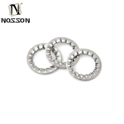 ΖΙΝΚΑΤΙΚΟ Τελειοποίηση από ανοξείδωτο χάλυβα Εσωτερικό πλυντήριο κλειδαριού δοντιών για βελτιωμένη αντοχή M6 M8 M10 M12M14 M16M18M20M22M24M27m30
