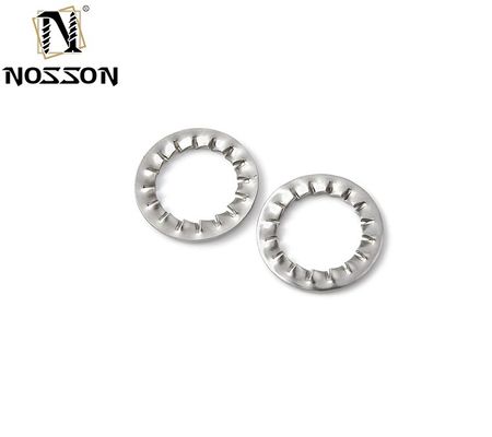 ΖΙΝΚΑΤΙΚΟ Τελειοποίηση από ανοξείδωτο χάλυβα Εσωτερικό πλυντήριο κλειδαριού δοντιών για βελτιωμένη αντοχή M6 M8 M10 M12M14 M16M18M20M22M24M27m30