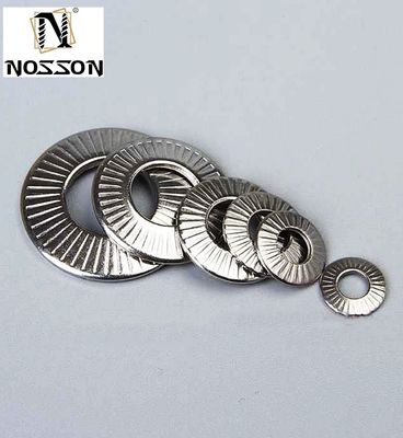 M3 M4 M5 M6 M8 M10 M12 M16 Κλειδωτικό πλυντήριο NFE25511 / SN70093 Γαλλικό πλυντήριο Σημιδωτό Κωνικό Πλυντήριο Άνοιξης Ατσάλι Α2