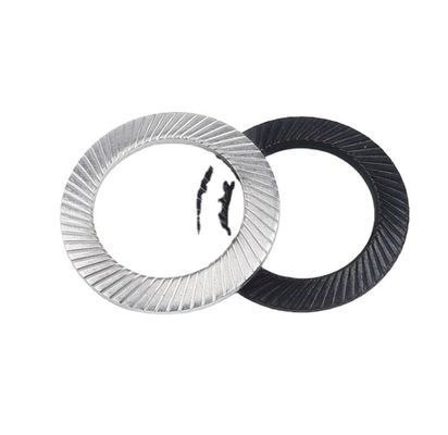 Βελτιώστε τα μηχανήματα τροφίμων και ποτών σας με μαύρο φινίρισμα Din9250 Serrated Knurled Safety Lock Washers M3-M30 Standard JIS