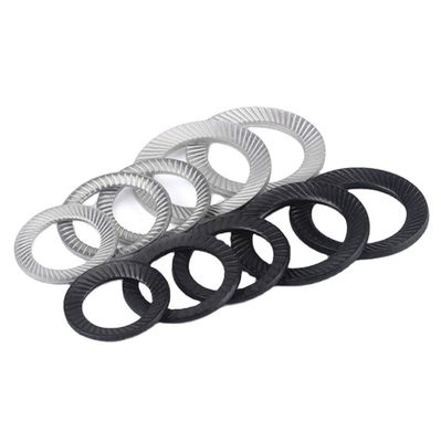 M3-M30 JIS Standard Carbon Steel Μαυρισμένο Γαλβανισμένο Δύοδοντικό Κουβάλι Εμφυτογραφημένη Ασφάλεια Πεταλούδα Κλειδωτή Πλυντήρα σε βαριά βιομηχανία