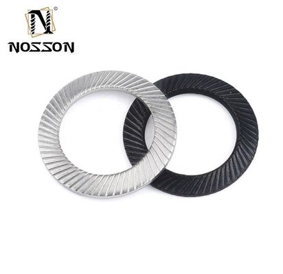 M3-M30 JIS Standard Carbon Steel Μαυρισμένο Γαλβανισμένο Δύοδοντικό Κουβάλι Εμφυτογραφημένη Ασφάλεια Πεταλούδα Κλειδωτή Πλυντήρα σε βαριά βιομηχανία