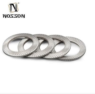 Καρβονικό χάλυβα SS304 από ανοξείδωτο χάλυβα Αυτοκλείδωμα πλυντήριο ελαστικών DIN9250 για επεξεργασία νερού M3M4M5M6M8M10M12M14M16M18M20M22M24M27m30