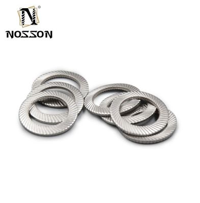 Καρβονικό χάλυβα SS304 από ανοξείδωτο χάλυβα Αυτοκλείδωμα πλυντήριο ελαστικών DIN9250 για επεξεργασία νερού M3M4M5M6M8M10M12M14M16M18M20M22M24M27m30