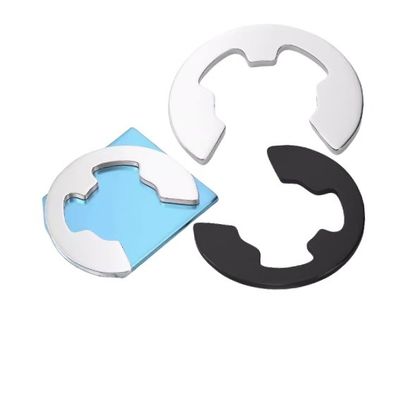 Εφαρμογή Υγειονομικής περίθαλψης Στυλ Wedge Metric Retaining Rings Washer For Shaft ZINC Finish Stainless Steel M4 M5 M6 DIN6799 E Clip
