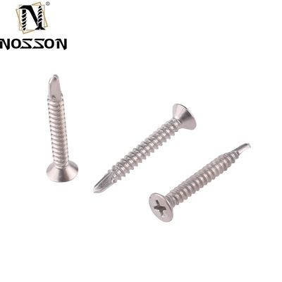 ST4.2 ST4.8 ST5.5 ST6.3 Μετρική JIS Standard Self Drilling Screw με πλευρές/απόκρυφα κάτω από το κεφάλι και απόδοση από ανοξείδωτο χάλυβα