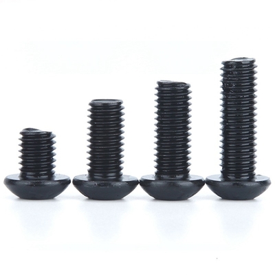 ISO Standard Pan Head 1/4-20*1/2 ίντσες Grade 12.9 Black Hexagon Socket Screw με πλήρες νήμα και εξαγωνική κίνηση