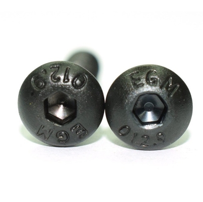 ISO Standard Pan Head 1/4-20*1/2 ίντσες Grade 12.9 Black Hexagon Socket Screw με πλήρες νήμα και εξαγωνική κίνηση