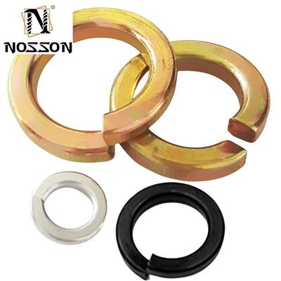 Εταιρεία αυτοκινήτων Αντιβυθισμένο πλυντήριο κλειδαριού από ανοξείδωτο χάλυβα M2 M3 M4 M5 M6 M8 M10 M12 M16 M18 M20 Πλυντήριο ελαστικών DIN127 ZINC