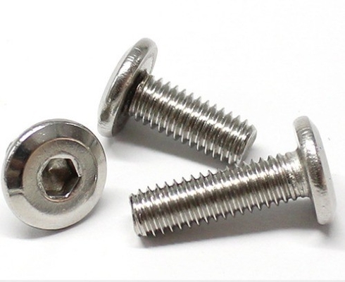 Μεταλλικός κουμπί με σχισμή Philips Hex Head Chicago Black Oxide Binding Book Screw Άντρας Γυναίκα