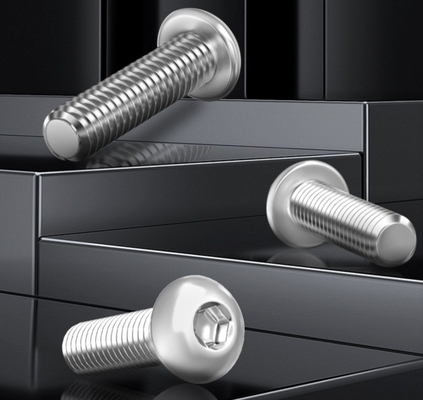 Μεταλλικός κουμπί με σχισμή Philips Hex Head Chicago Black Oxide Binding Book Screw Άντρας Γυναίκα