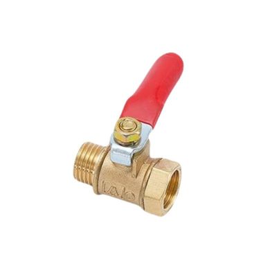 6mm Πνευματικό Συναρμολογητή Χέρι Σωλήνα Barb Inline Brass Νερό Πετρέλαιο Αέρας Αερίου Λειτουργία καυσίμου Shutoff Ball Valve Pipe Fittings C10200