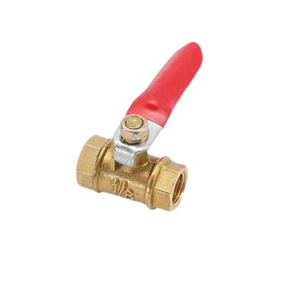 6mm Πνευματικό Συναρμολογητή Χέρι Σωλήνα Barb Inline Brass Νερό Πετρέλαιο Αέρας Αερίου Λειτουργία καυσίμου Shutoff Ball Valve Pipe Fittings C10200