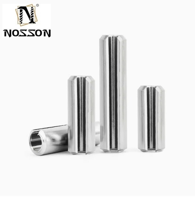 TiCN Finish Stainless Steel Spring Pins DIN 1444 Split Spring Dowel Lock Pin για κατασκευή ηλεκτρονικών