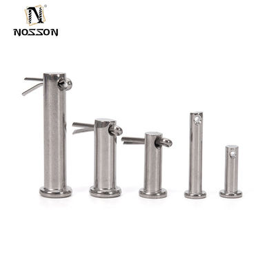 304 316 Ατσάλι από ανοξείδωτο επίπεδο κυλινδρικό στρογγυλό κεφαλάκι Dowel Clevis Cam Lock Shear Pin Shaft με τρύπες θέσης B-τύπου καρφίτσες