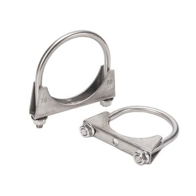 Μετρικό σύστημα μέτρησης SS 304 316 430 U Bolt Clamp Hose για U Type Clamp Μικρό εξατομικευμένο σωλήνα εξάτμισης