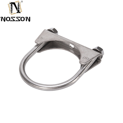 Μετρικό σύστημα μέτρησης SS 304 316 430 U Bolt Clamp Hose για U Type Clamp Μικρό εξατομικευμένο σωλήνα εξάτμισης