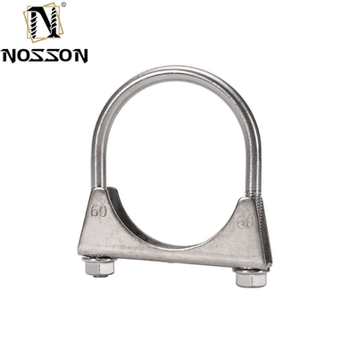 Μετρικό σύστημα μέτρησης SS 304 316 430 U Bolt Clamp Hose για U Type Clamp Μικρό εξατομικευμένο σωλήνα εξάτμισης