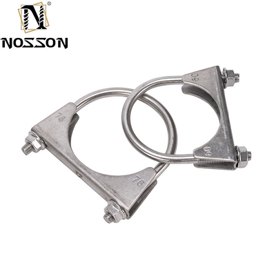 Μετρικό σύστημα μέτρησης SS 304 316 430 U Bolt Clamp Hose για U Type Clamp Μικρό εξατομικευμένο σωλήνα εξάτμισης