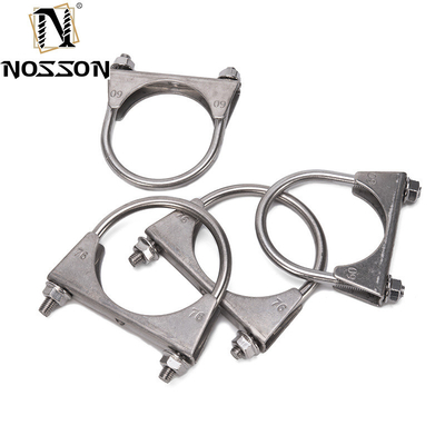 Μετρικό σύστημα μέτρησης SS 304 316 430 U Bolt Clamp Hose για U Type Clamp Μικρό εξατομικευμένο σωλήνα εξάτμισης