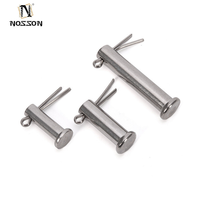 Κλέβις Σφίγγες Standard DIN1444 SUS304 από ανοξείδωτο χάλυβα Flat Headed Dowel Pin Fixing Pin