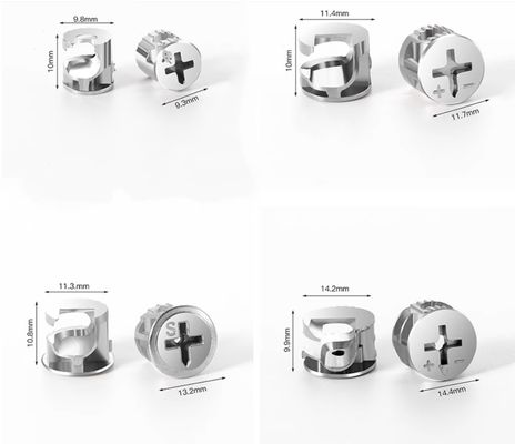 Η εύκολη συναρμολόγηση των επίπλων έγινε δυνατή με κλειδαριά με καμπύλες από κράμα ψευδαργύρου από έναν αξιόπιστο κατασκευαστή επίπλων