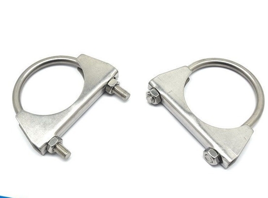 Προσαρμοσμένο σύστημα εξάτμισης Ατσάλι U Bolt Muffler Clamp με μετρικό σύστημα μέτρησης Πρότυπο και Πρότυπο
