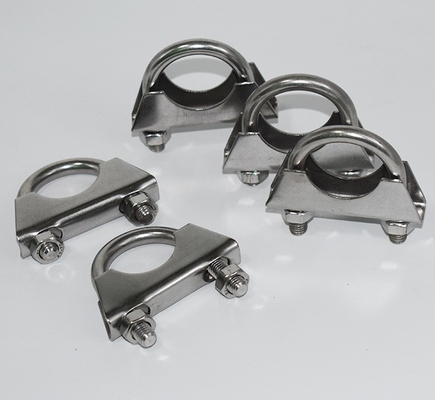 Προσαρμοσμένο σύστημα εξάτμισης Ατσάλι U Bolt Muffler Clamp με μετρικό σύστημα μέτρησης Πρότυπο και Πρότυπο