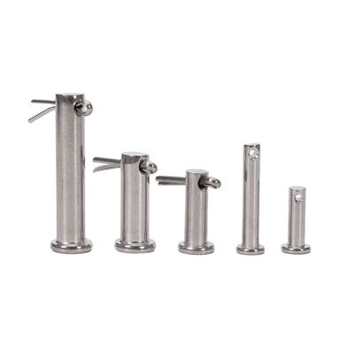 304 316 Α2 Α4 Ατσάλι από ανοξείδωτο χαλύβδινο επίπεδο κεφάλι Ασφάλεια κλειδαριού κλειδαριού clevis πινς για εξοπλισμό επεξεργασίας τροφίμων φωτεινό φινίρισμα μη επικαλυμμένο