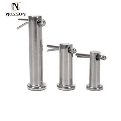 304 316 Α2 Α4 Ατσάλι από ανοξείδωτο χαλύβδινο επίπεδο κεφάλι Ασφάλεια κλειδαριού κλειδαριού clevis πινς για εξοπλισμό επεξεργασίας τροφίμων φωτεινό φινίρισμα μη επικαλυμμένο