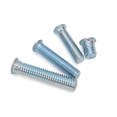 GB Standard Self Clinching Screw για λεπτή μεταλλική πλάκα SS316 Flush Head Pressure Riveting Stud με φωτεινή φινίρισμα χωρίς επίστρωση