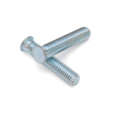 GB Standard Self Clinching Screw για λεπτή μεταλλική πλάκα SS316 Flush Head Pressure Riveting Stud με φωτεινή φινίρισμα χωρίς επίστρωση