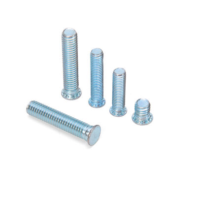 GB Standard Self Clinching Screw για λεπτή μεταλλική πλάκα SS316 Flush Head Pressure Riveting Stud με φωτεινή φινίρισμα χωρίς επίστρωση