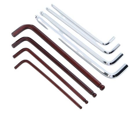 Χρωματισμένο Allen Hex Key Z και L Type Wrench 1.5mm 2mm 2.5mm 3mm 4mm 5mm 6mm 8mm 10mm για OBM Support Taily OEM Silver