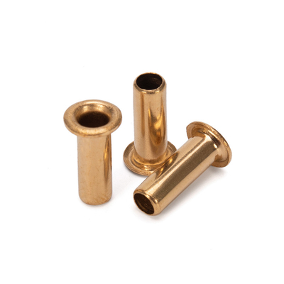 JIS Standard Brass Custom Copper Aluminum Hollow Tubular Rivet Uncoated Finish για βιομηχανικές εφαρμογές