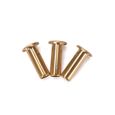 JIS Standard Brass Custom Copper Aluminum Hollow Tubular Rivet Uncoated Finish για βιομηχανικές εφαρμογές