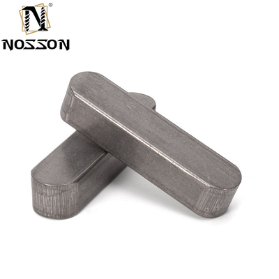 30mm35mm40mm50mm Ζυγισμένο φινίρισμα Din6885 Ατσάλι Pin Παράλληλο Flat Shaft Key για συσκευαστικό εξοπλισμό