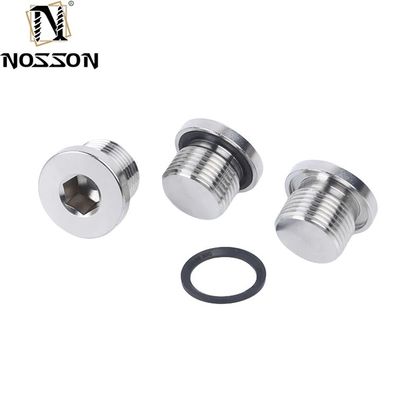 Πύλη από ανοξείδωτο χάλυβα DIN908 Hex Socket Head Screw Plugs Εσωτερική κίνηση Στρογγυλοπύλες 10mm