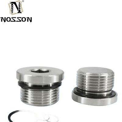 Πύλη από ανοξείδωτο χάλυβα DIN908 Hex Socket Head Screw Plugs Εσωτερική κίνηση Στρογγυλοπύλες 10mm