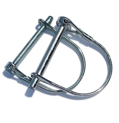 Ατμοξείδιο νιτρώδης Φινίρισμα από ανοξείδωτο χάλυβα Διπλό σύρμα κλειδαριού καρφίτσες κλειδαριού D σχήμα βαρύ φορτίο αγωγό κλειδαριού M6 M8 M10