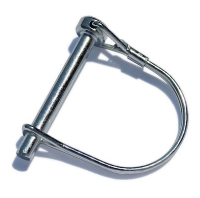 Ατμοξείδιο νιτρώδης Φινίρισμα από ανοξείδωτο χάλυβα Διπλό σύρμα κλειδαριού καρφίτσες κλειδαριού D σχήμα βαρύ φορτίο αγωγό κλειδαριού M6 M8 M10