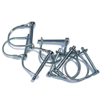 Ατμοξείδιο νιτρώδης Φινίρισμα από ανοξείδωτο χάλυβα Διπλό σύρμα κλειδαριού καρφίτσες κλειδαριού D σχήμα βαρύ φορτίο αγωγό κλειδαριού M6 M8 M10