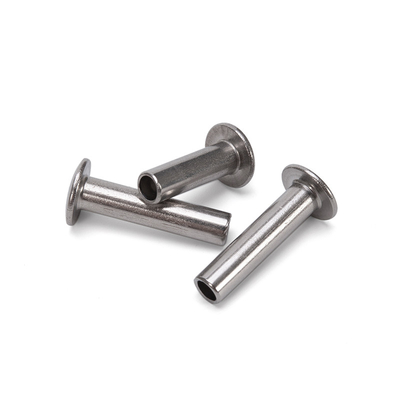 GB Standard Pan Flat Head Semi-hollow Semi-tubular Rivets για αλουμίνιο και ανοξείδωτο χάλυβα Bright Finish
